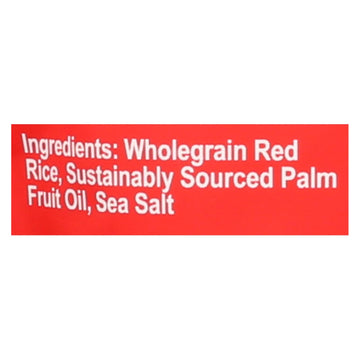 Laiki Red Rice Crackers - Case Of 8 - 3.5 Oz. - Maras Green