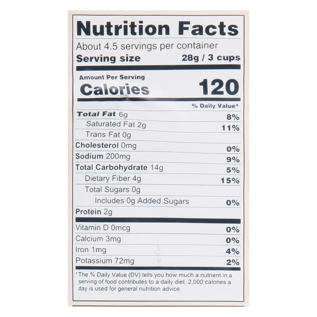 Lesser Evil - Popcorn Avocado - licious - Case Of 12 - 4.6 Oz - Maras Green