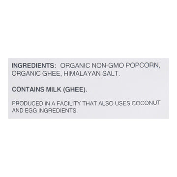 Lesser Evil - Popcorn Oh My Ghee - Case Of 12 - 4.6 Oz - Maras Green