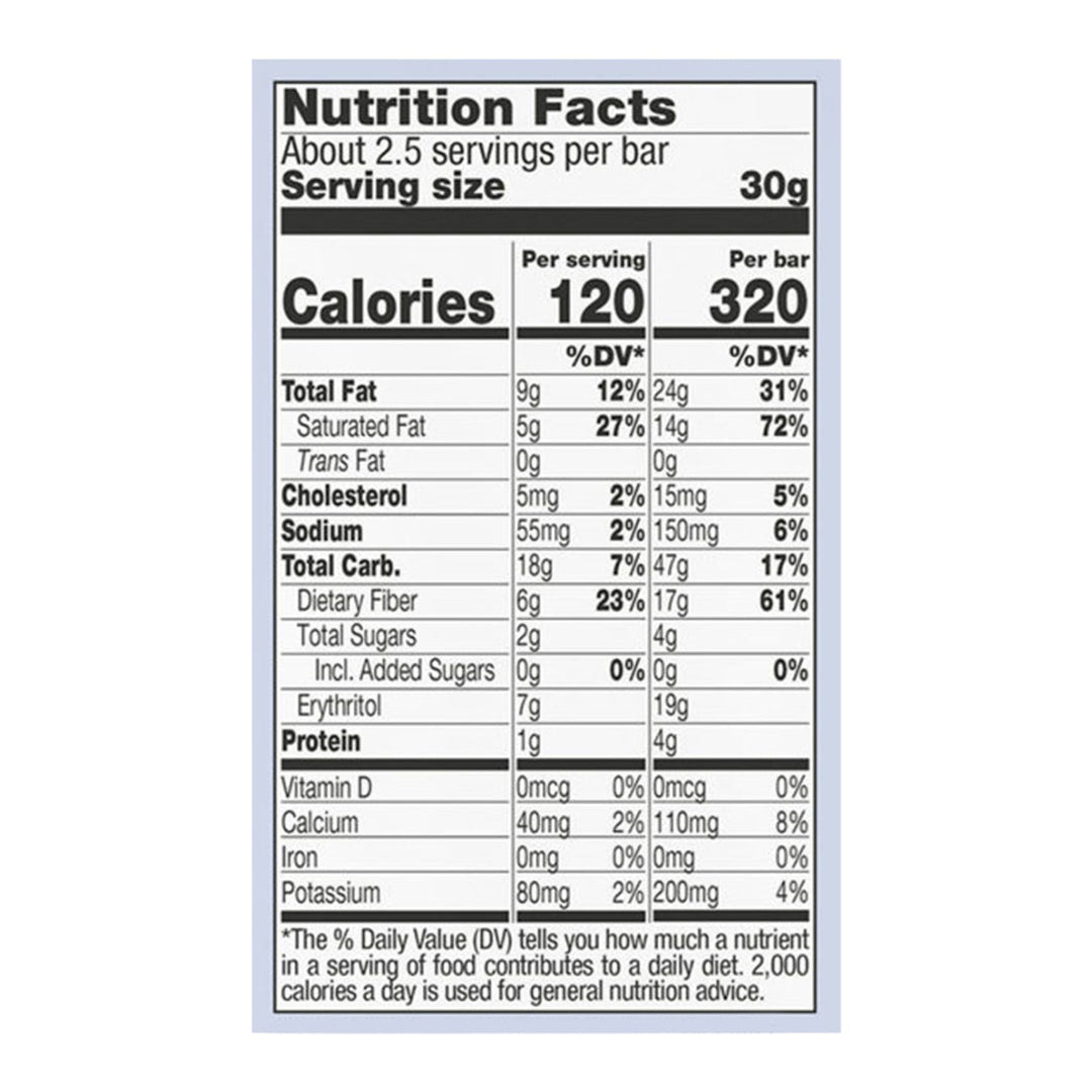 Lilys - Bar Cookie & Cream White Chocolate - Case Of 12 - 2.8 Oz - Maras Green