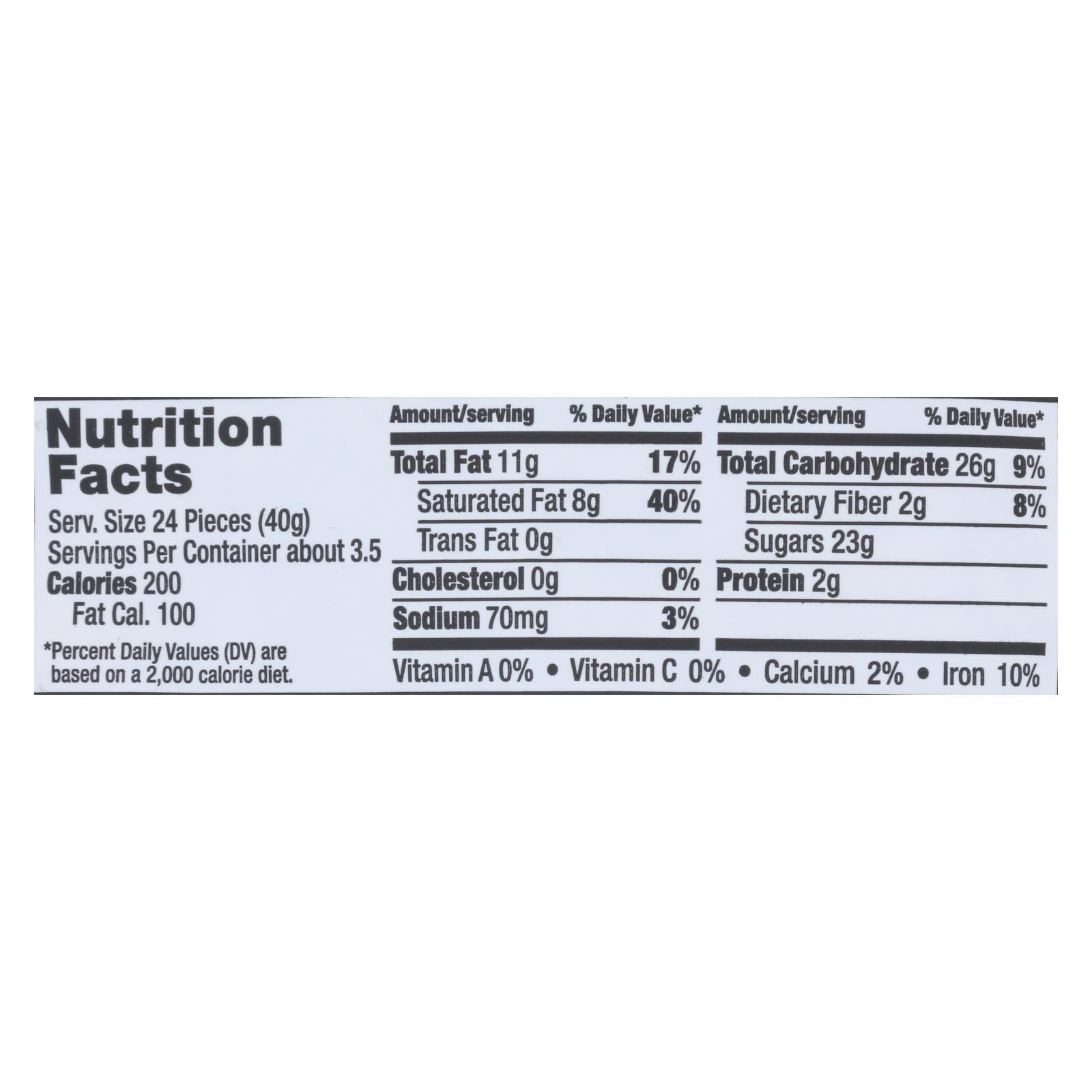Little Secrets Dark Chocolate Candies - Peanut Butter - Case Of 8 - 5 Oz. - Maras Green