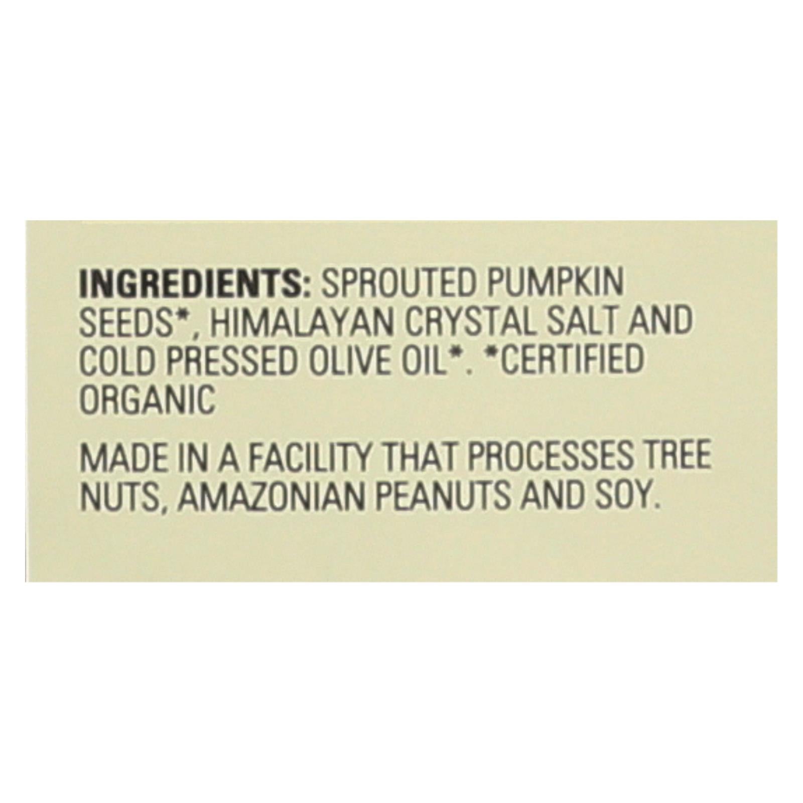 Living Intentions Organic Sprouted Seeds - Pumpkin Sunflower - Case Of 6 - 8 Oz. - Maras Green