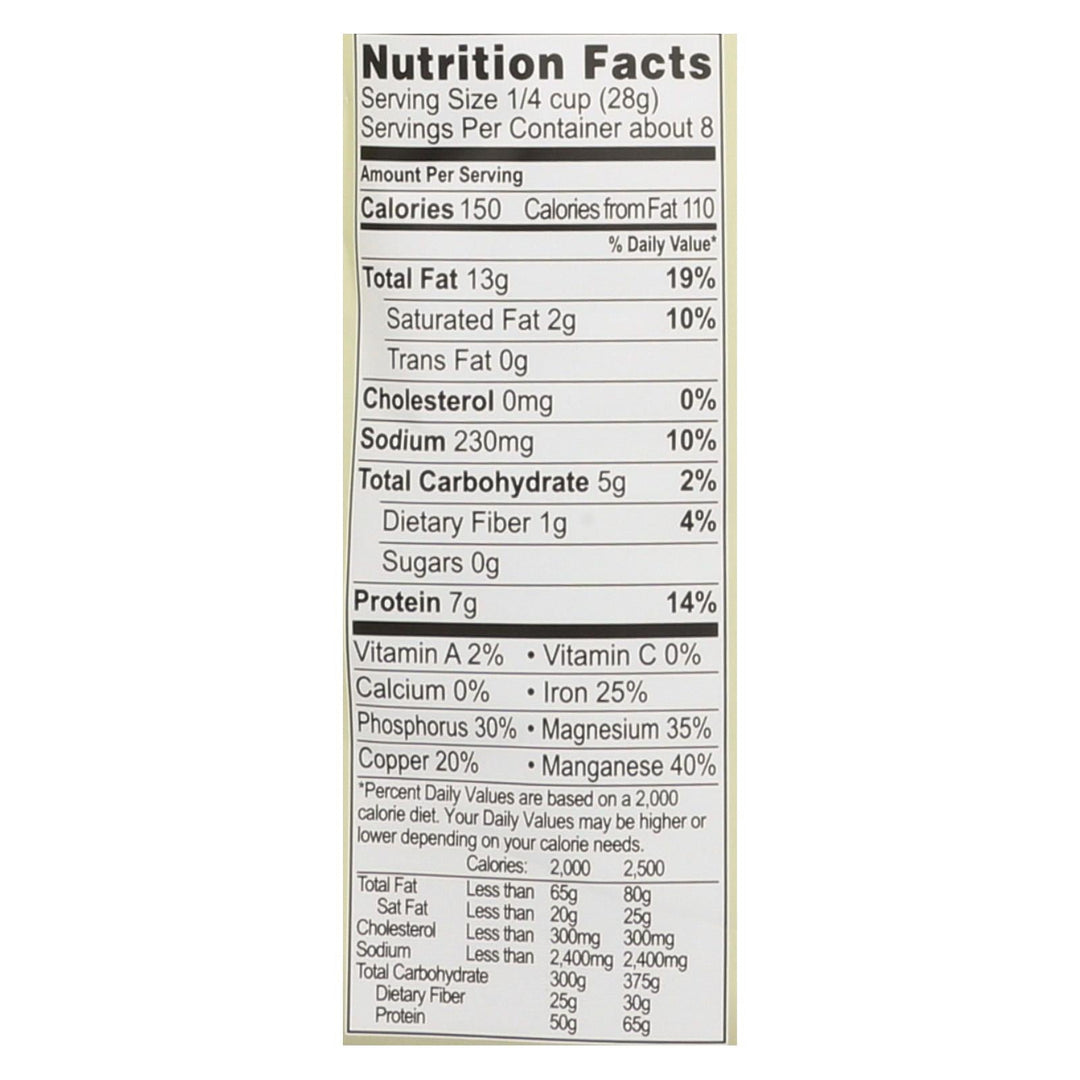 Living Intentions Organic Sprouted Seeds - Pumpkin Sunflower - Case Of 6 - 8 Oz. - Maras Green