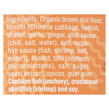 Lotus Foods - Ramen Cup Spicy Kmchi - Case Of 6 - 1.98 Oz - Maras Green