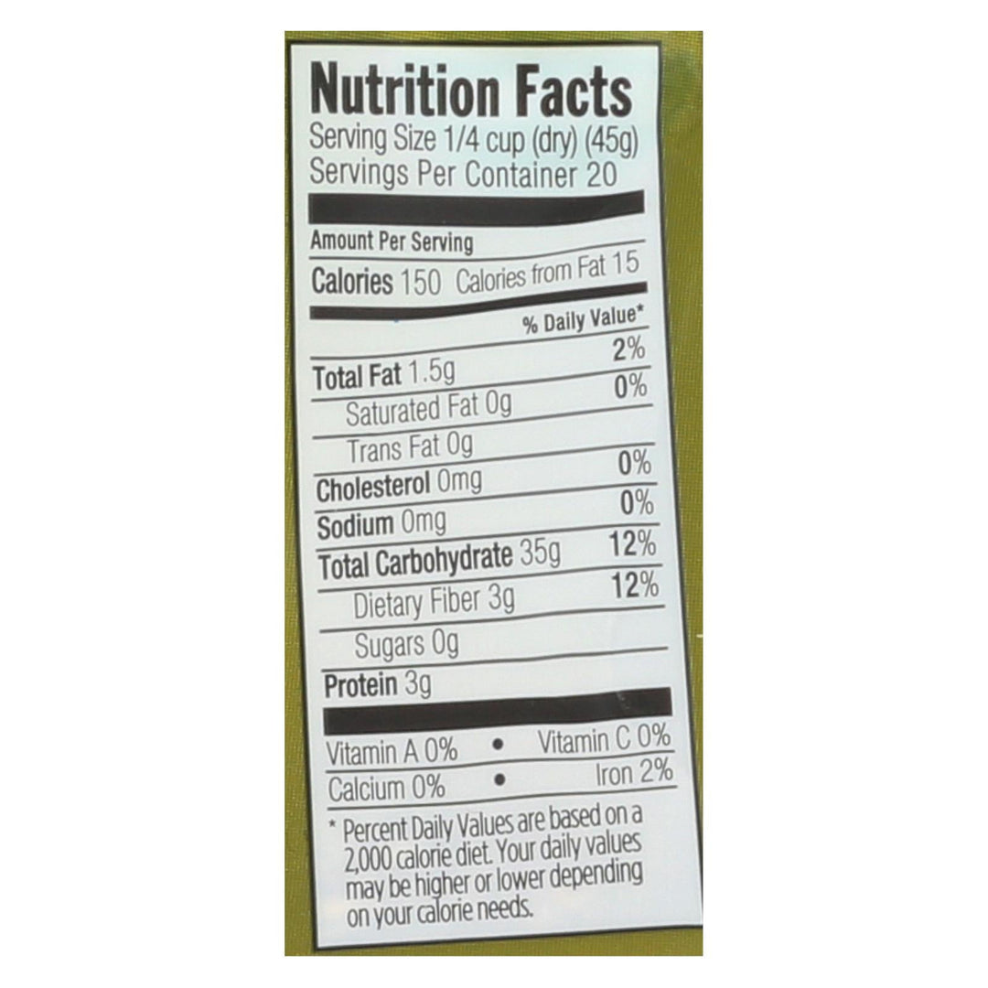 Lundberg Family Farms Organic Brown Long Grain Rice - Case Of 6 - 2 Lb. - Maras Green