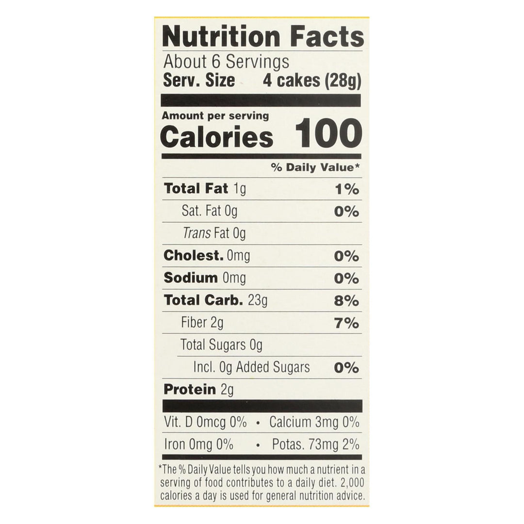 Lundberg Family Farms - Rice Ck Brn Sugar Free Thn Stk - Case Of 6 - 6 Oz - Maras Green