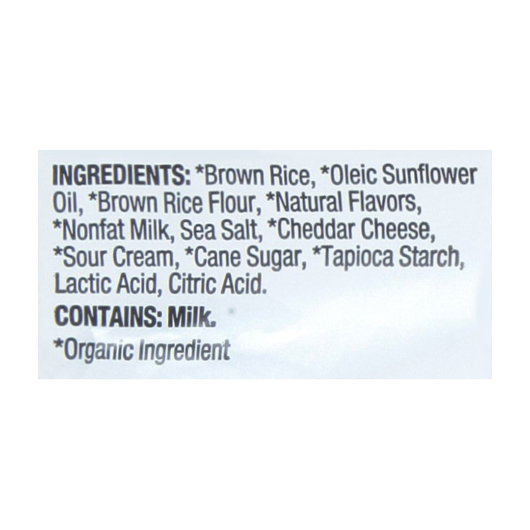 Lundberg Family Farms - Rice Ck Mini Wht Ched - Case Of 6 - 5 Oz - Maras Green