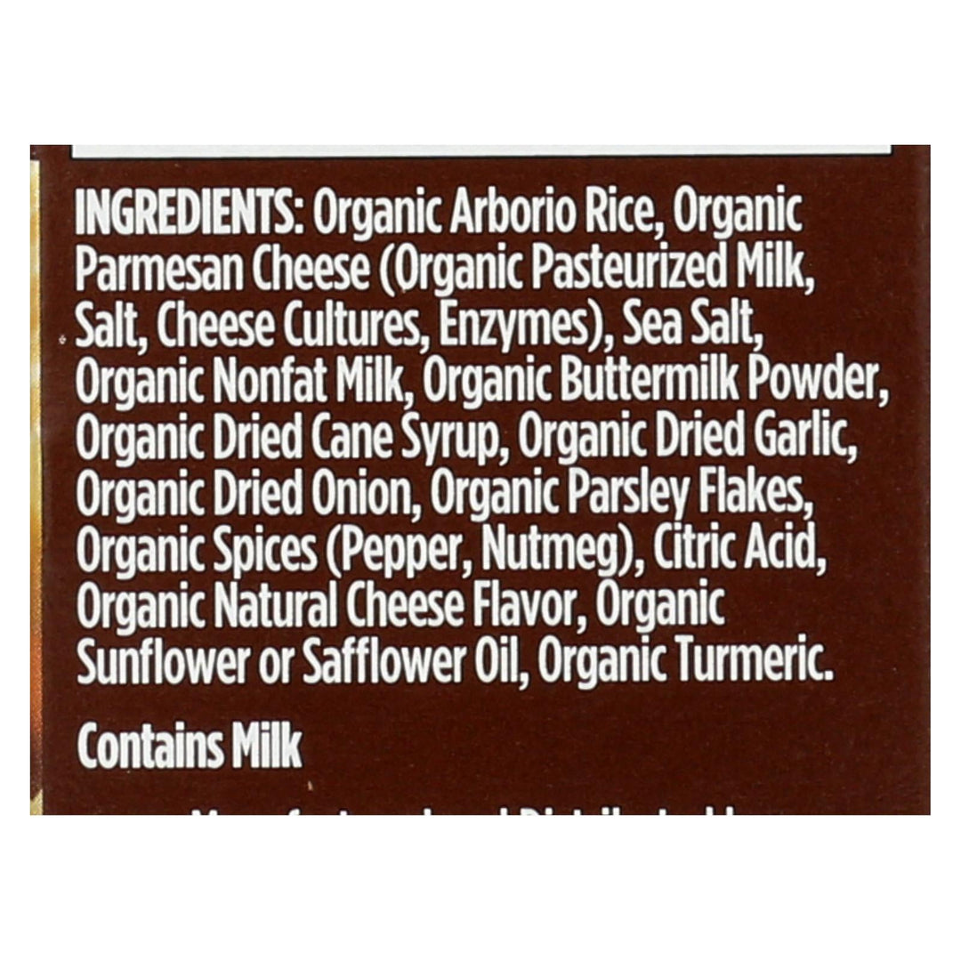 Lundberg Family Farms Risotto Alfredo - Parmesan Cheese - Case Of 6 - 5.5 Oz. - Maras Green