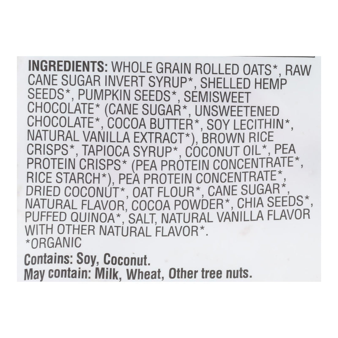 Manitoba Harvest - Granola Hemp Dark Chocolate - Case Of 6 - 10 Oz - Maras Green