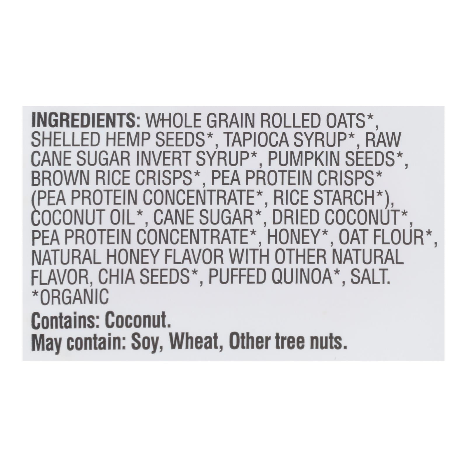 Manitoba Harvest - Granola Hemp Hny/oats - Case Of 6 - 10 Oz - Maras Green