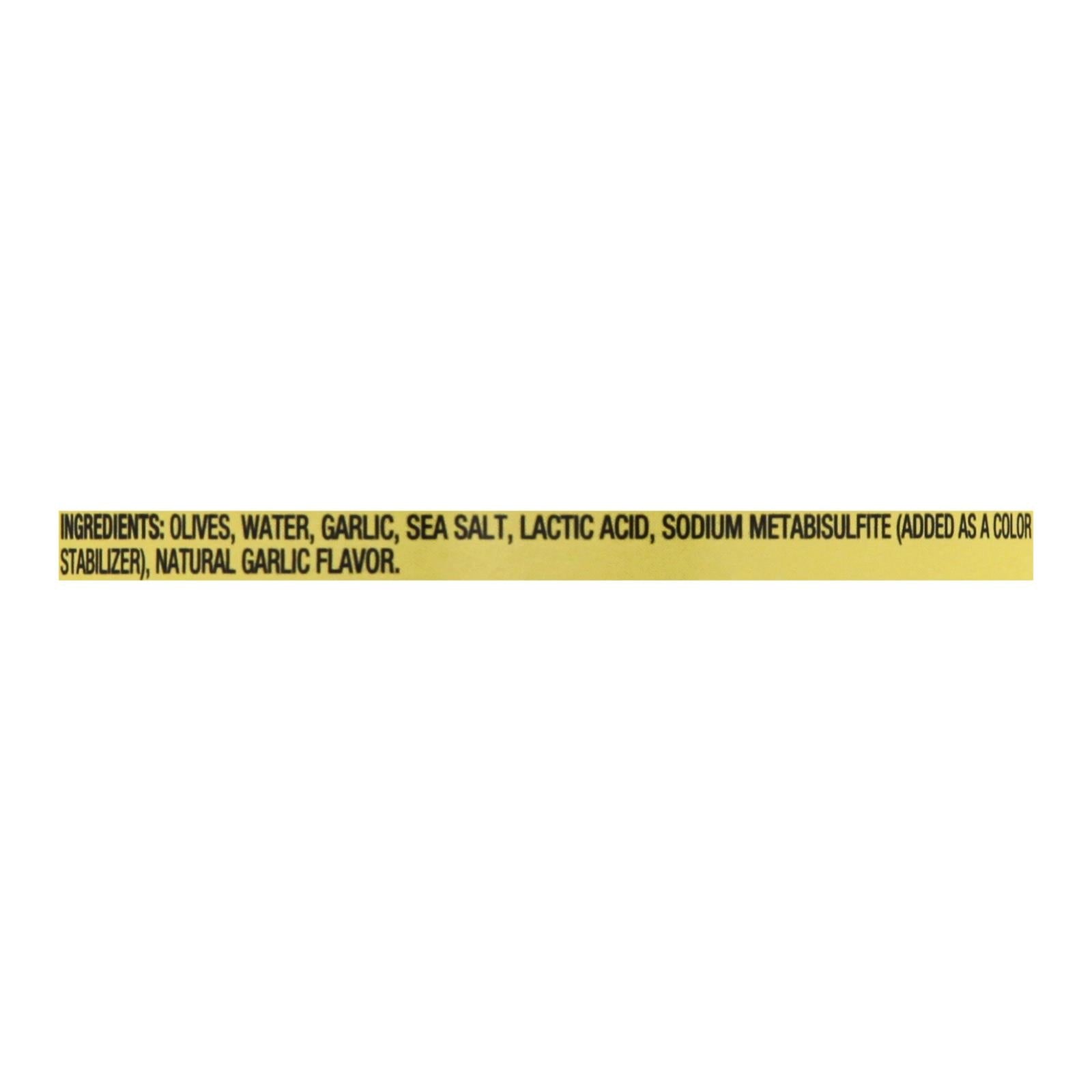 Mezzetta Reese Mezzetta Olive Stuffed Garlic - Case Of 6 - 10 Oz. - Maras Green