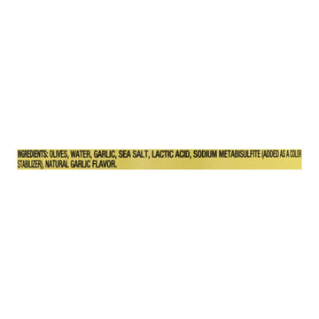 Mezzetta Reese Mezzetta Olive Stuffed Garlic - Case Of 6 - 10 Oz. - Maras Green