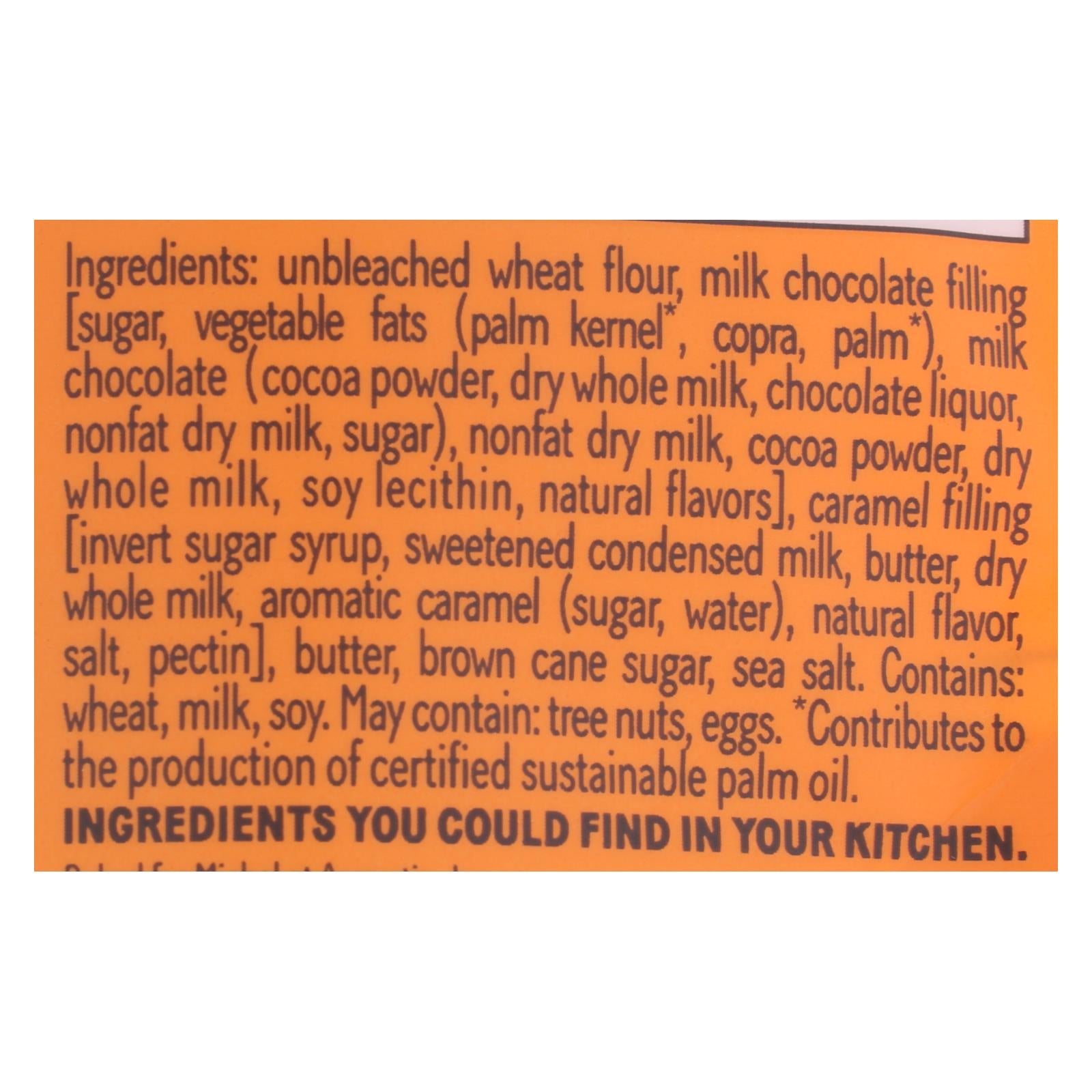 Michel Et Augustin - Cookie Mk Chocolate Caramel Shbrd - Case Of 6 - 4.9 Oz - Maras Green