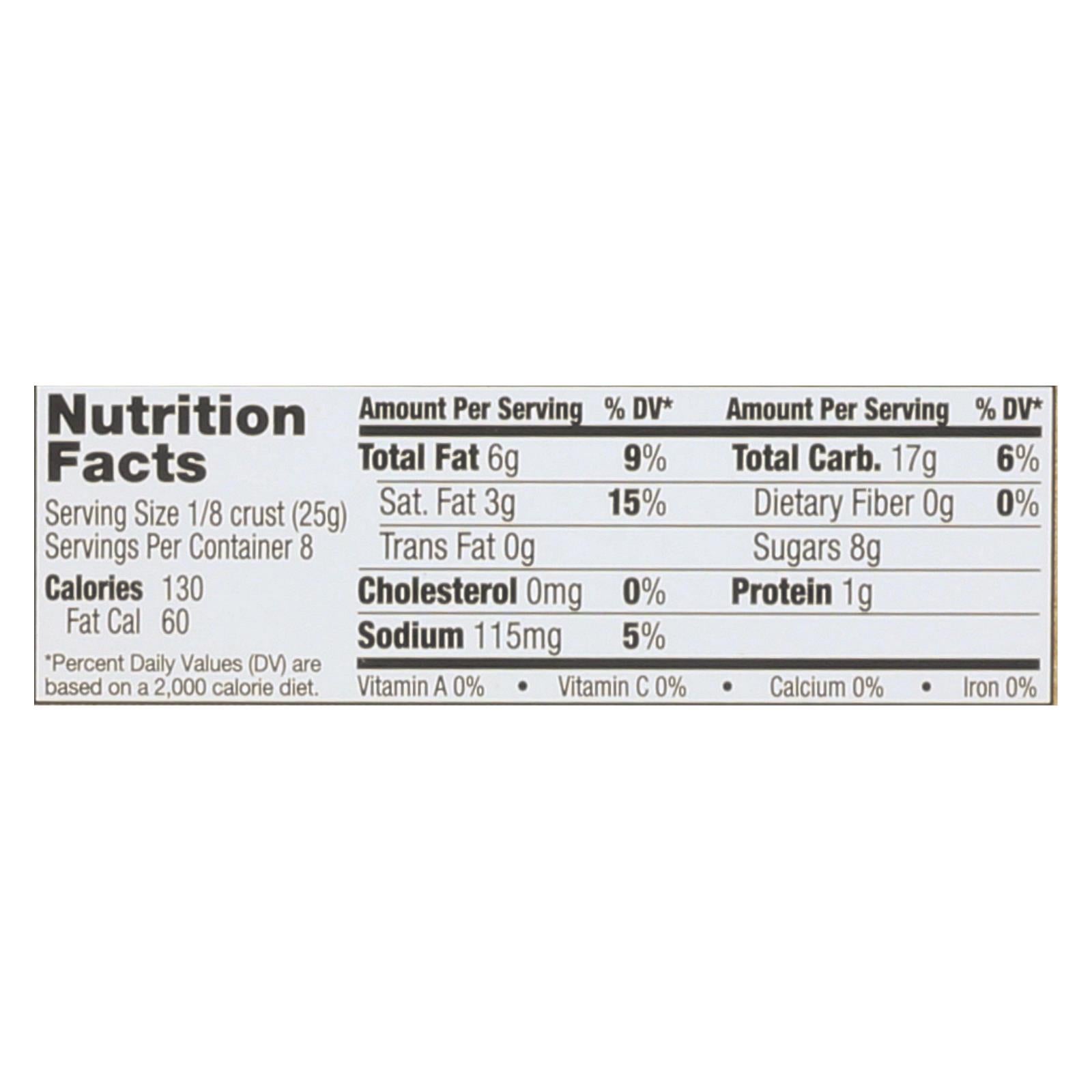 Midel Gluten Free Graham Style Pie Crust - Case Of 12 - 7.1 Oz. - Maras Green