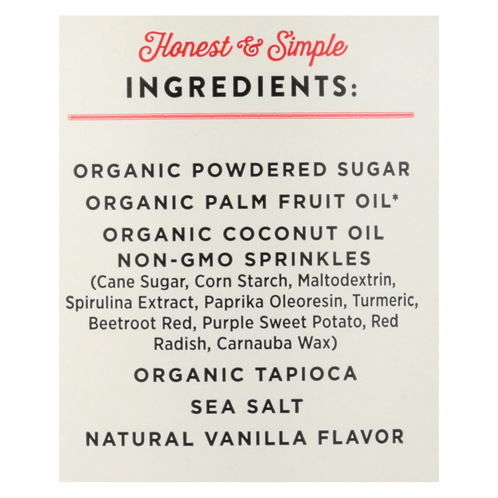 Miss Jones Baking Co. Confetti Pop Frosting - Case Of 6 - 11.98 Oz - Maras Green