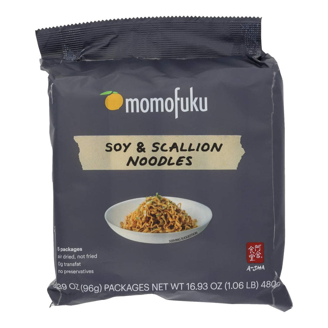 Momofuku - Noodles Soy And Scallions - Case Of 10 - 16.93 Oz - Maras Green