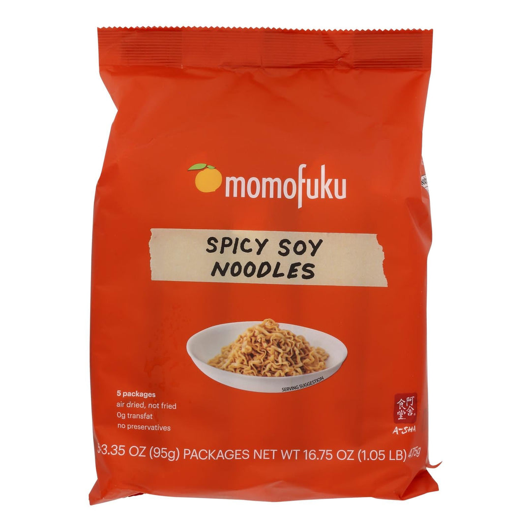 Momofuku - Noodles Spicy Soy - Case Of 10 - 16.93 Oz - Maras Green