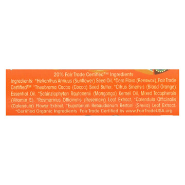 Mongo Kiss Lip Balm - Blood Orange - Case Of 15 - 0.25 Oz. - Maras Green