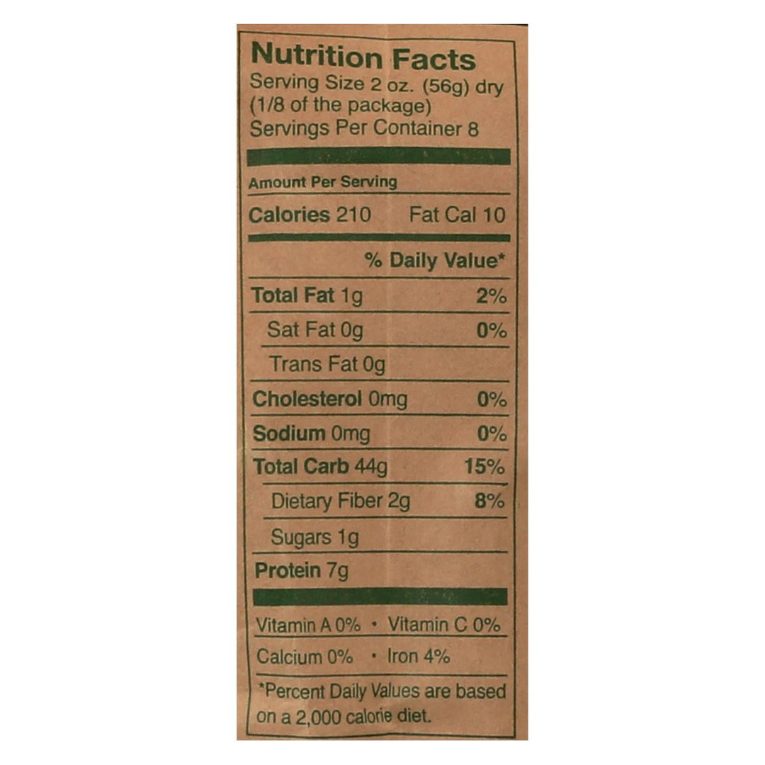 Montebello Organic Pasta - Orecchiette - Case Of 12 - 1 Lb. - Maras Green