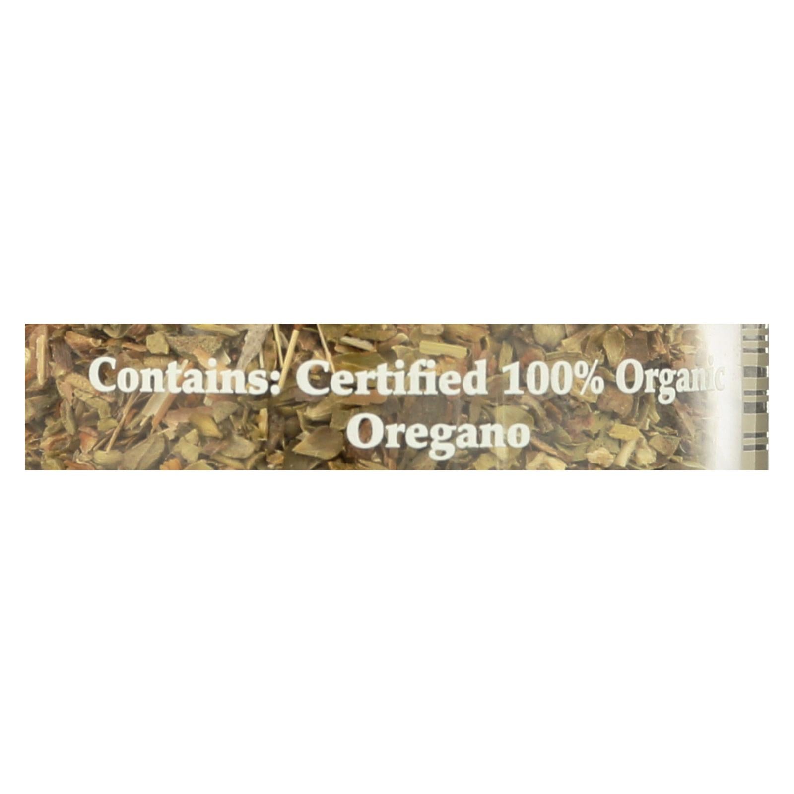 Morton And Bassett 100% Organic Seasoning - Oregano - .7 Oz - Case Of 3 - Maras Green