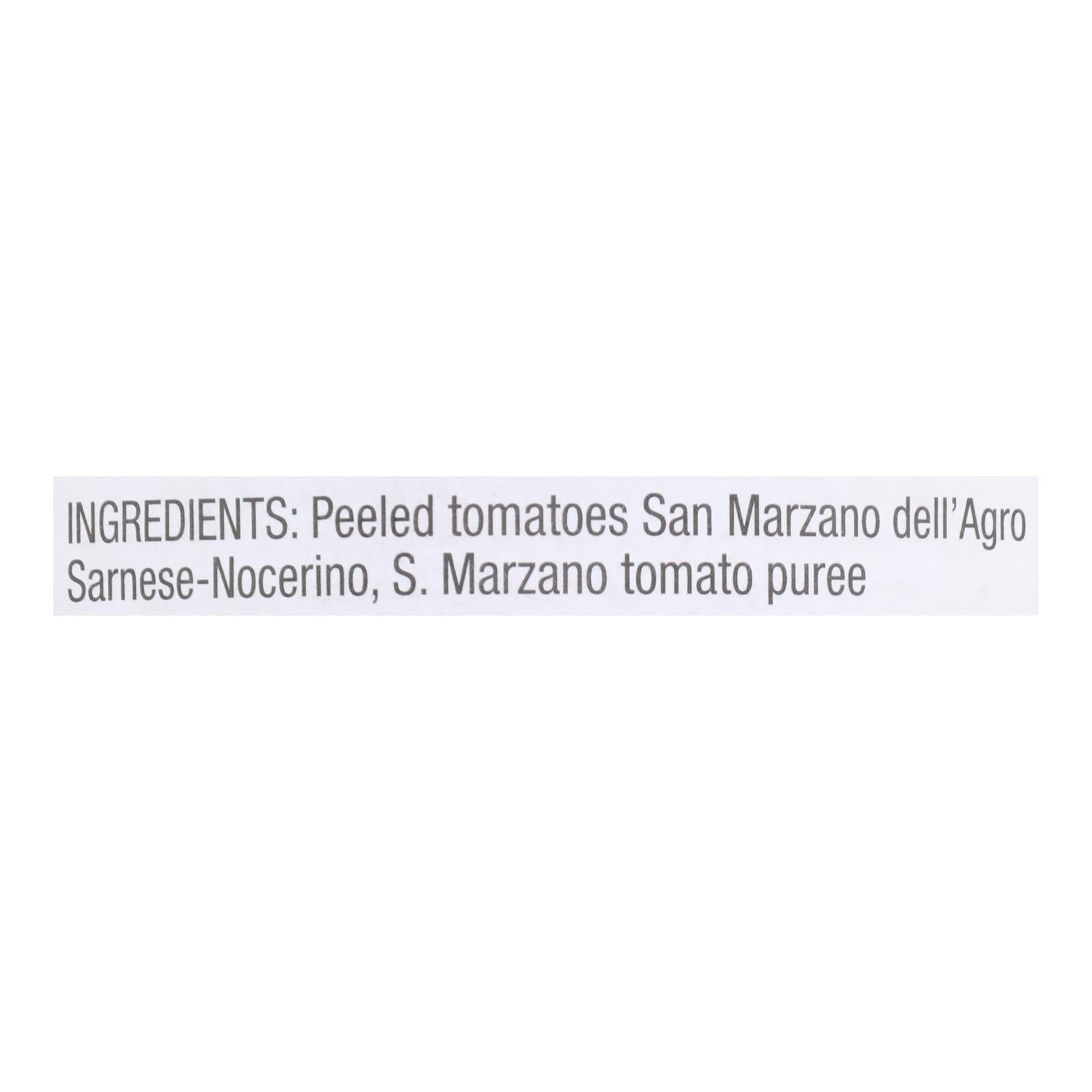Mutti San Marzano Pdo Whole Peeled Tomatoes - Case Of 6 - 14 Oz - Maras Green
