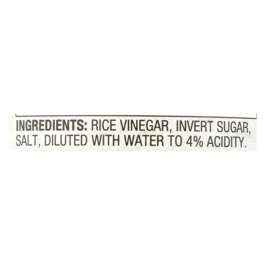 Nakano Seasoned Rice Vinegar - Case Of 6 - 12 Fl Oz. - Maras Green