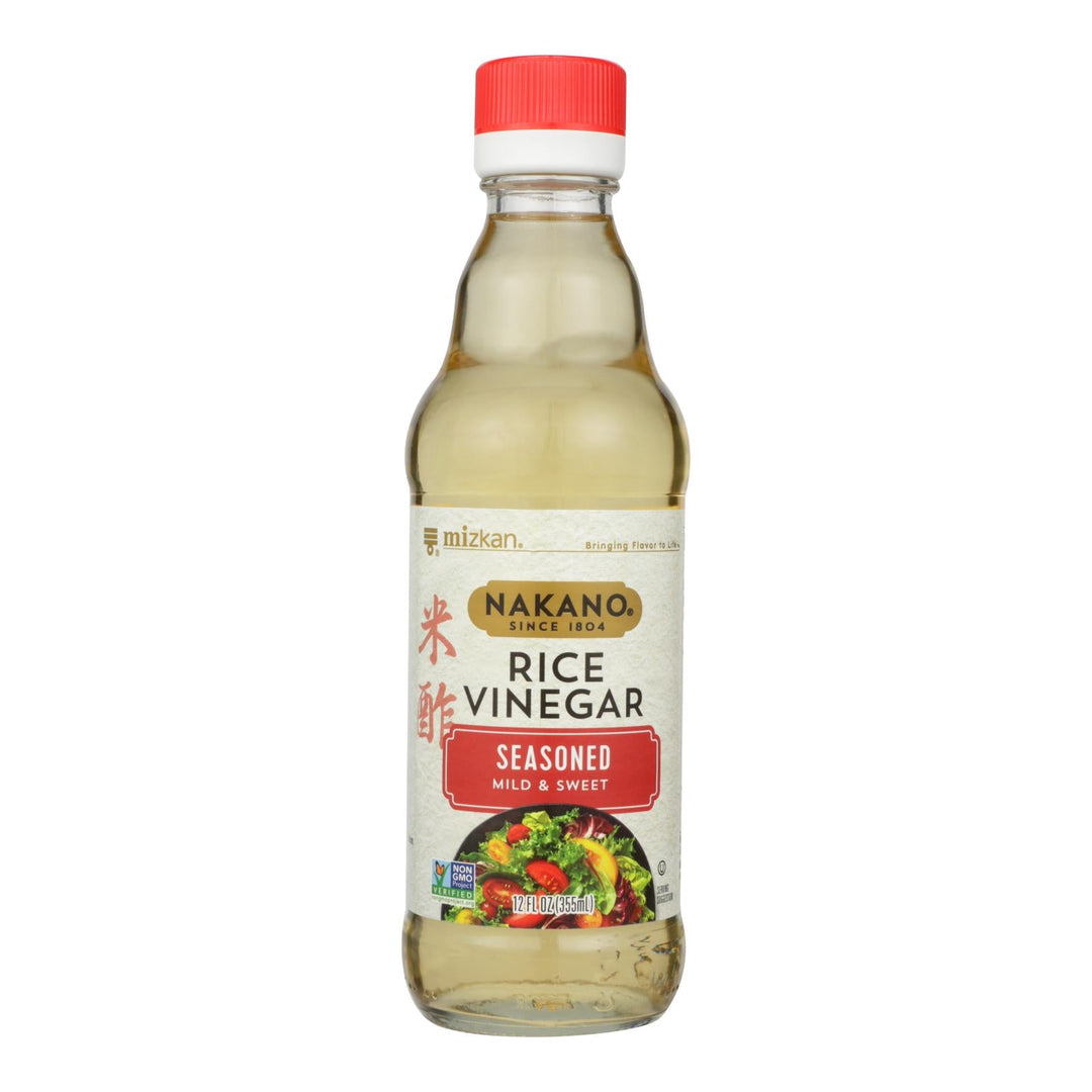 Nakano Seasoned Rice Vinegar - Case Of 6 - 12 Fl Oz. - Maras Green