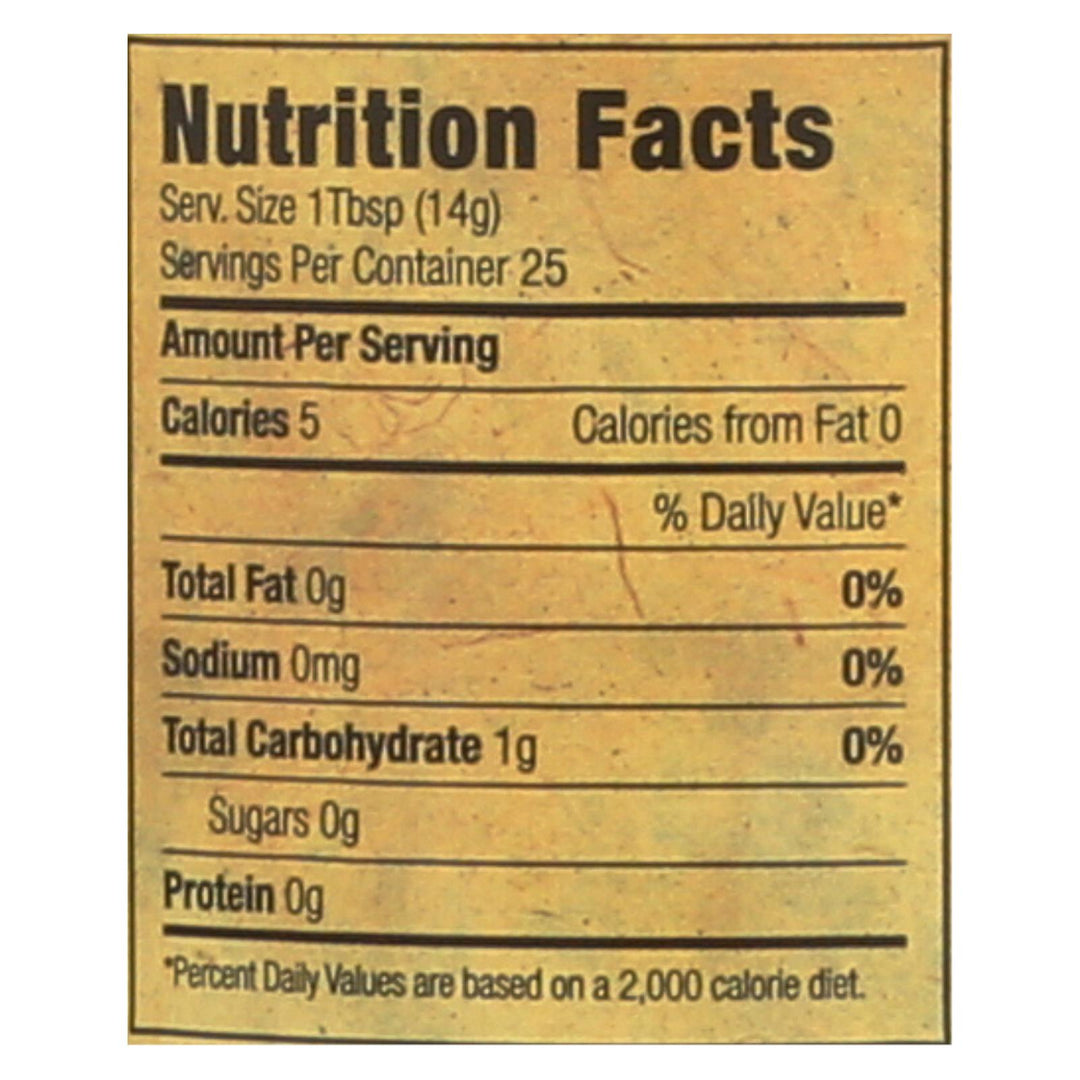 Napa Valley Naturals Organic Red Wine - Vinegar - Case Of 12 - 12.7 Fl Oz. - Maras Green