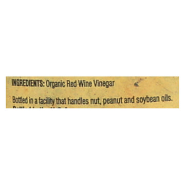 Napa Valley Naturals Organic Red Wine - Vinegar - Case Of 12 - 12.7 Fl Oz. - Maras Green