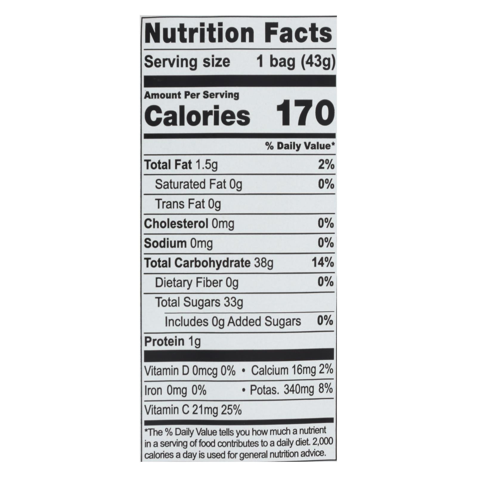 Natierra Freeze Dried - Mangos - Case Of 12 - 1.5 Oz. - Maras Green