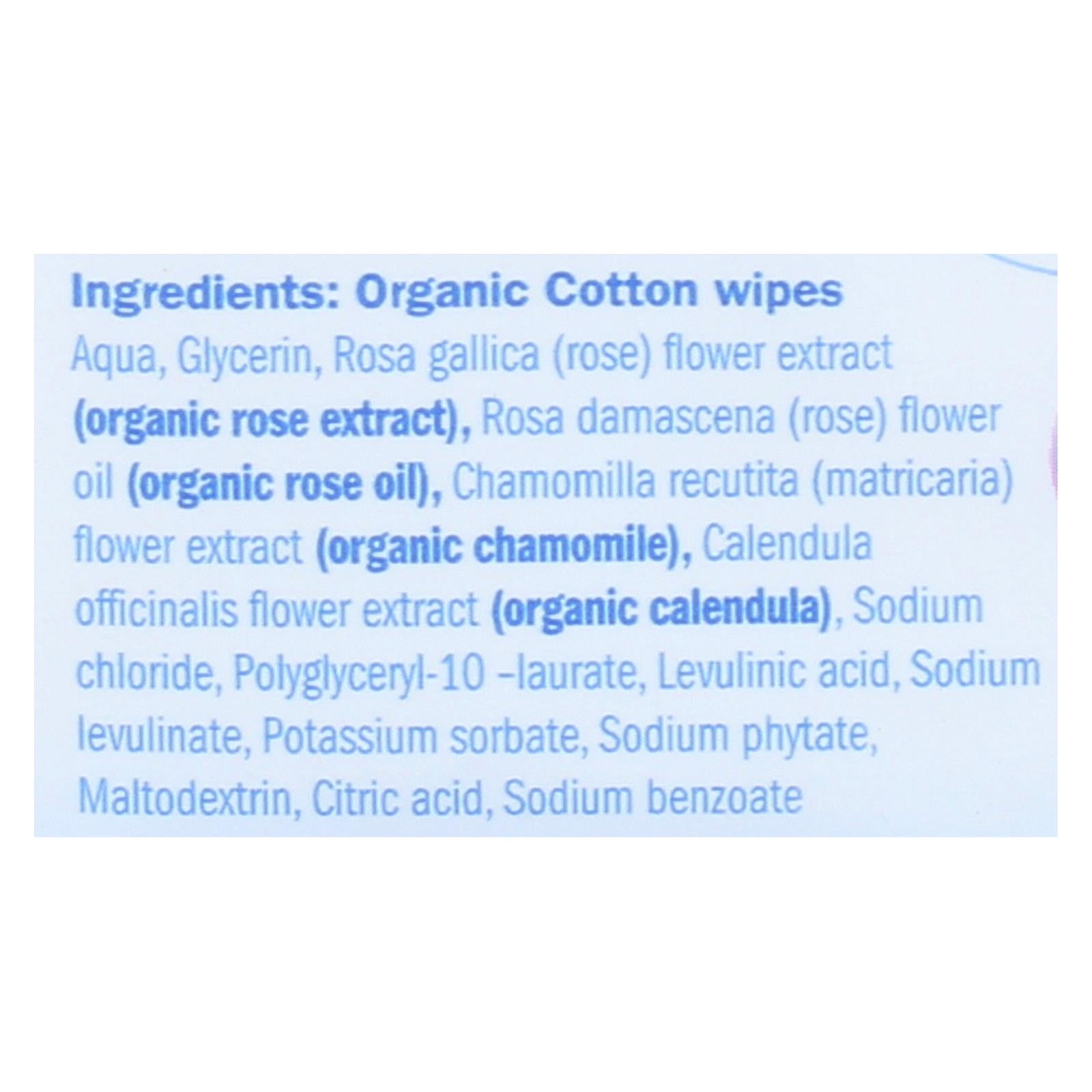 Natracare Organic Cotton Intimate Wipes - 12 Wipes - Case Of 12 - Maras Green