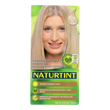 Naturtint Hair Color - Permanent - 10a - Light Ash Blonde - 5.28 Oz - Maras Green