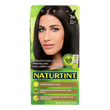 Naturtint Hair Color - Permanent - 3n - Dark Chestnut - 5.28 Oz - Maras Green