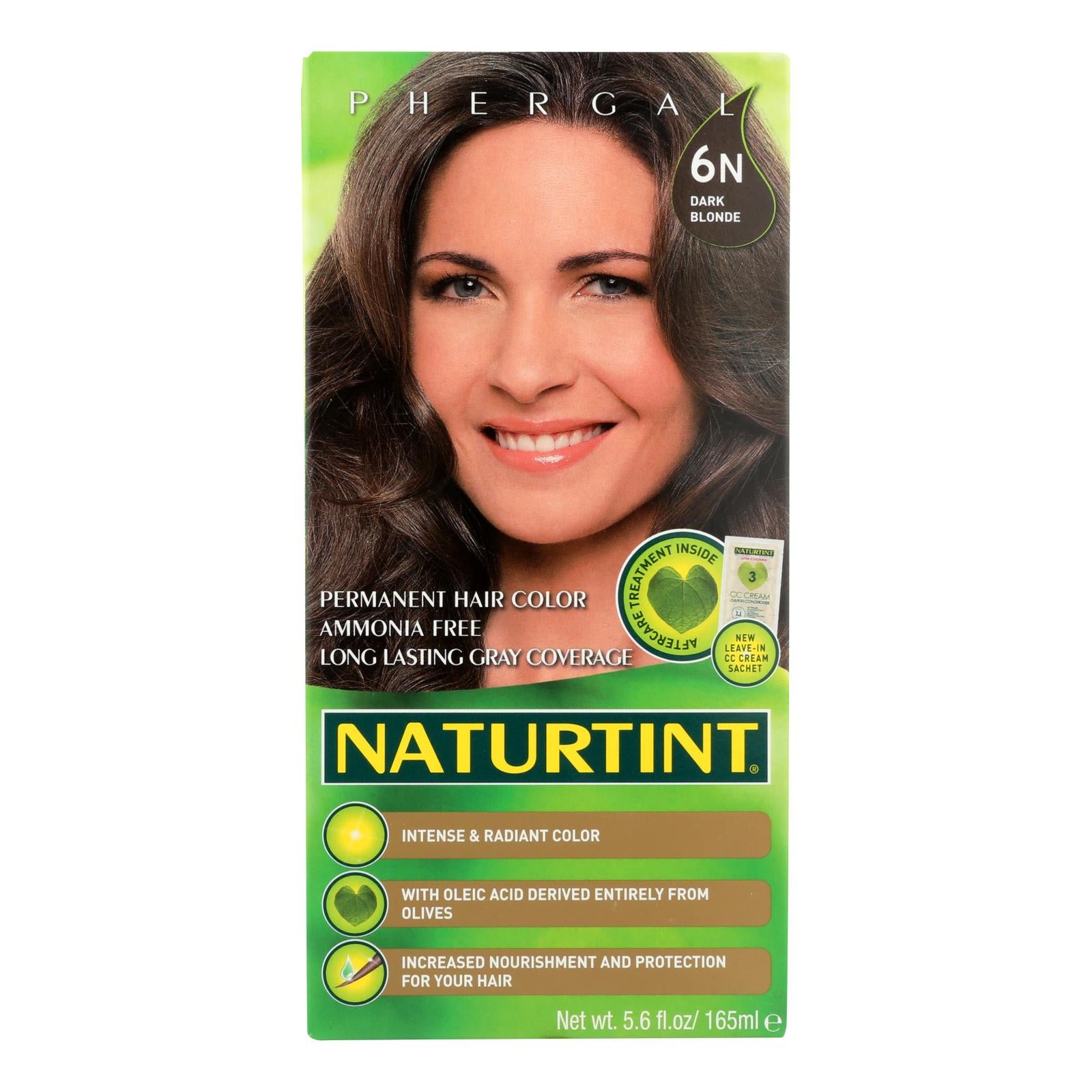 Naturtint Hair Color - Permanent - 6n - Dark Blonde - 5.28 Oz - Maras Green