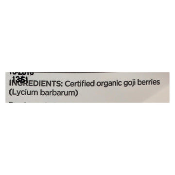 Navitas Naturals Goji Berries - Organic - Sun - dried - 8 Oz - Case Of 12 - Maras Green