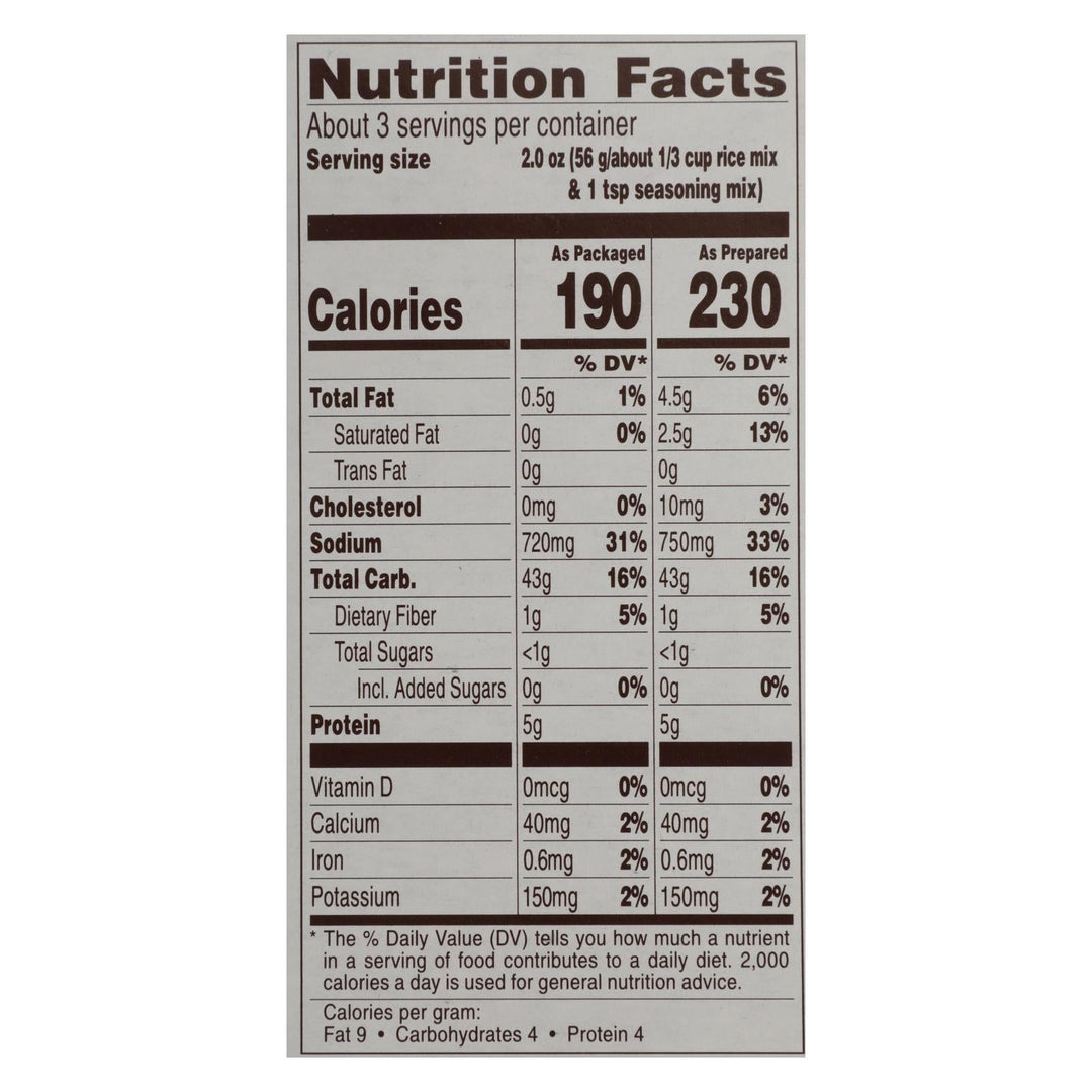 Near East Rice Pilaf Mix - Long Grain And Wild Rice - Case Of 12 - 6 Oz. - Maras Green