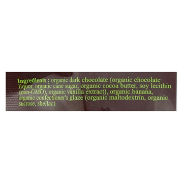 Next Organics Dark Chocolate - Bananas - Case Of 6 - 4 Oz. - Maras Green