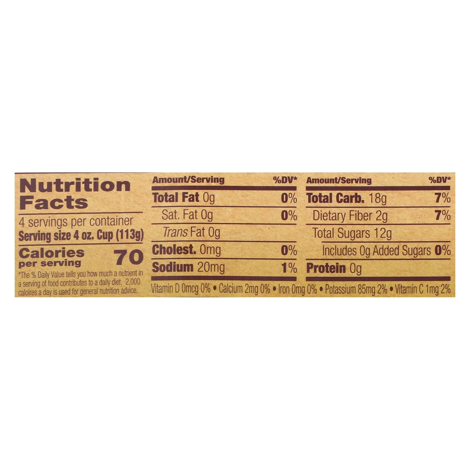 North Coast Organic Applesauce - Case Of 12 - 4/4 Oz - Maras Green