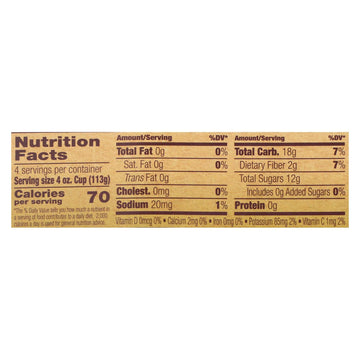 North Coast Organic Applesauce - Case Of 12 - 4/4 Oz - Maras Green