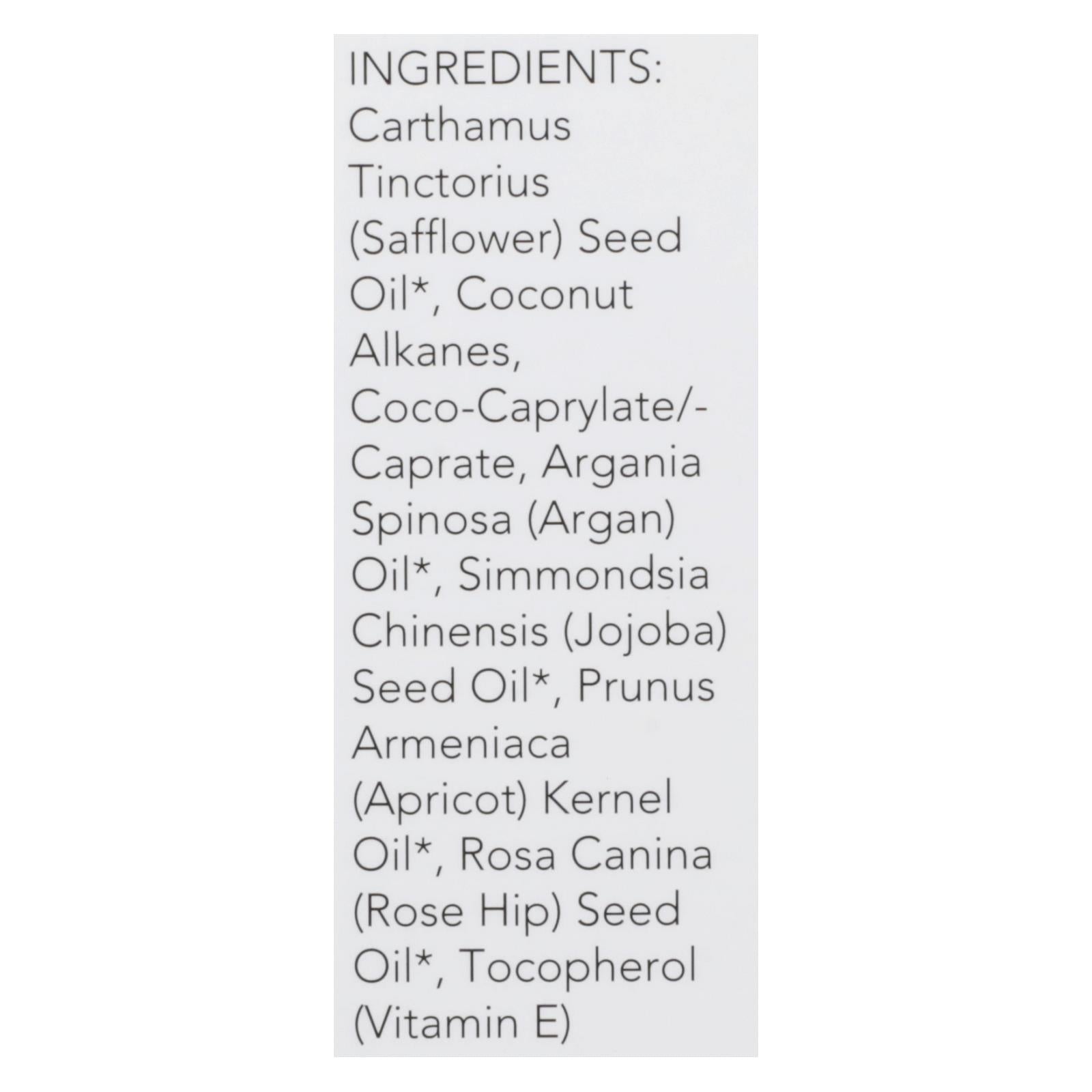 Nourish Organic Face Serum - Pure Hydrating Argan Apricot And Rosehip - .7 Oz - Maras Green