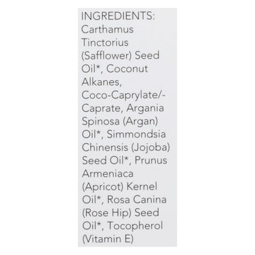 Nourish Organic Face Serum - Pure Hydrating Argan Apricot And Rosehip - .7 Oz - Maras Green