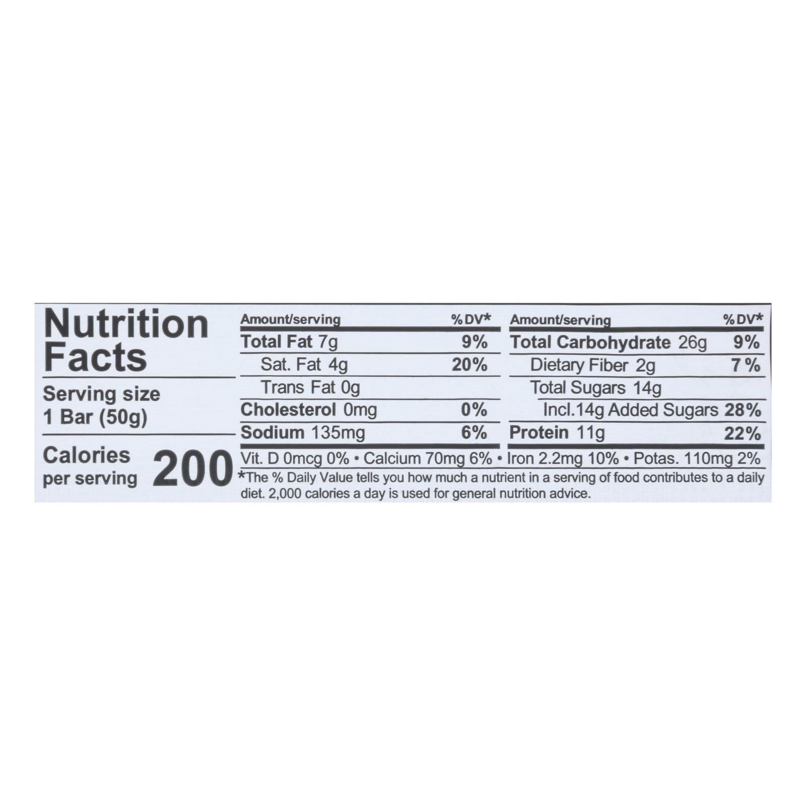 Nugo Nutrition Bar - Dark - Mocha Chocolate - 50 G - Case Of 12 - Maras Green