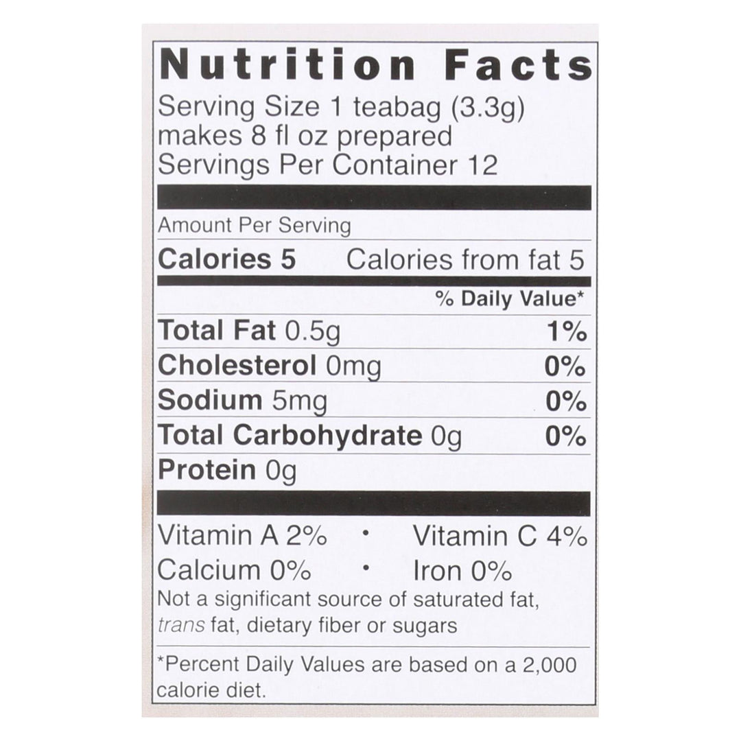 Numi Organic Tea Herbal Tea, Chocolate Rooibos - Case Of 6 - 16 Bag - Maras Green