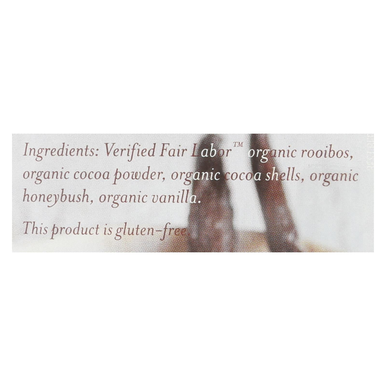 Numi Organic Tea Herbal Tea, Chocolate Rooibos - Case Of 6 - 16 Bag - Maras Green