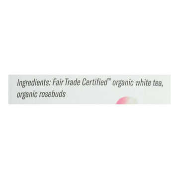 Numi Tea White Tea - White Rose - Case Of 6 - 16 Bags - Maras Green