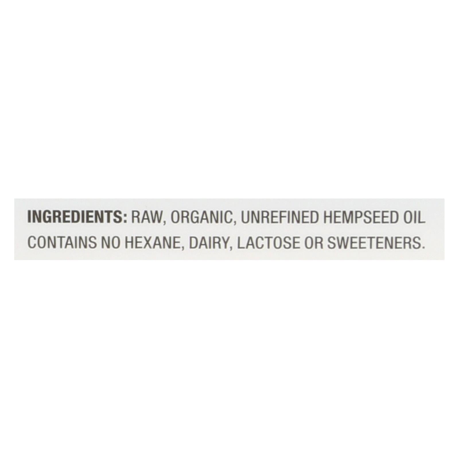 Nutiva Hemp Oil, Cold - pressed - 1 Each - 24 Fz - Maras Green