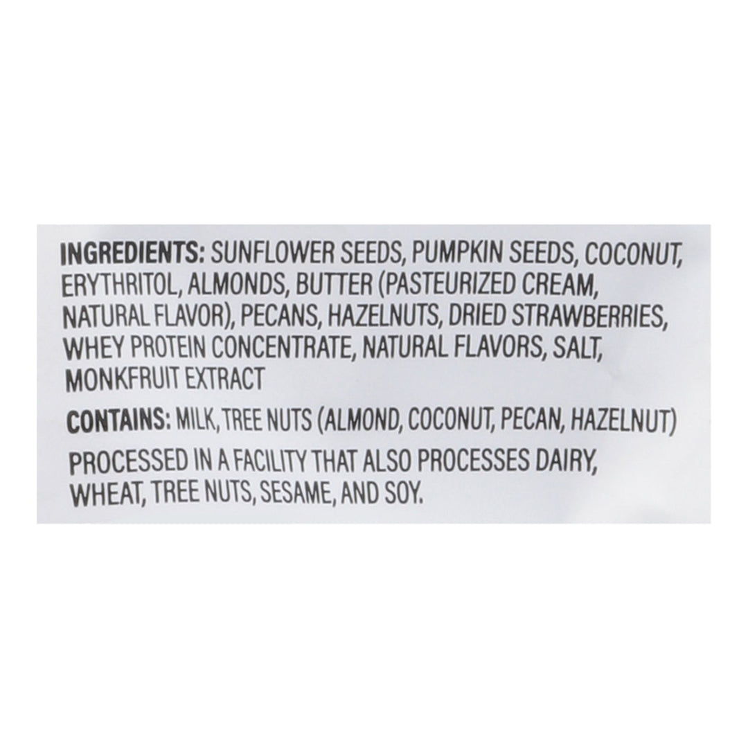 Nutrail - Granola Keto Vanilla Strawberry - Case Of 6 - 8 Ounces - Maras Green