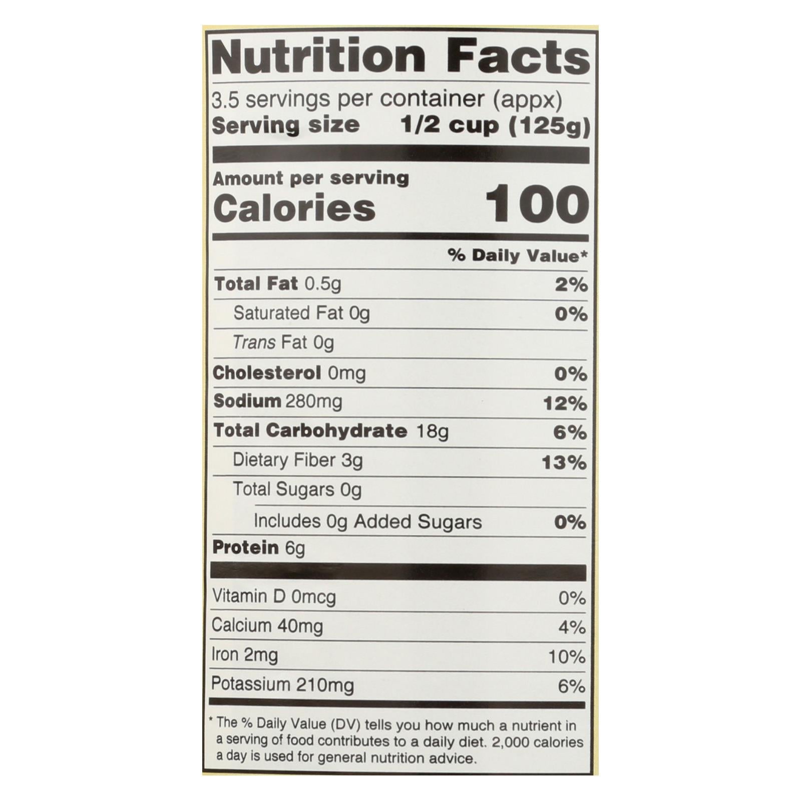 Omena Organics - Peas Black Eyed - Case Of 12 - 15 Oz - Maras Green