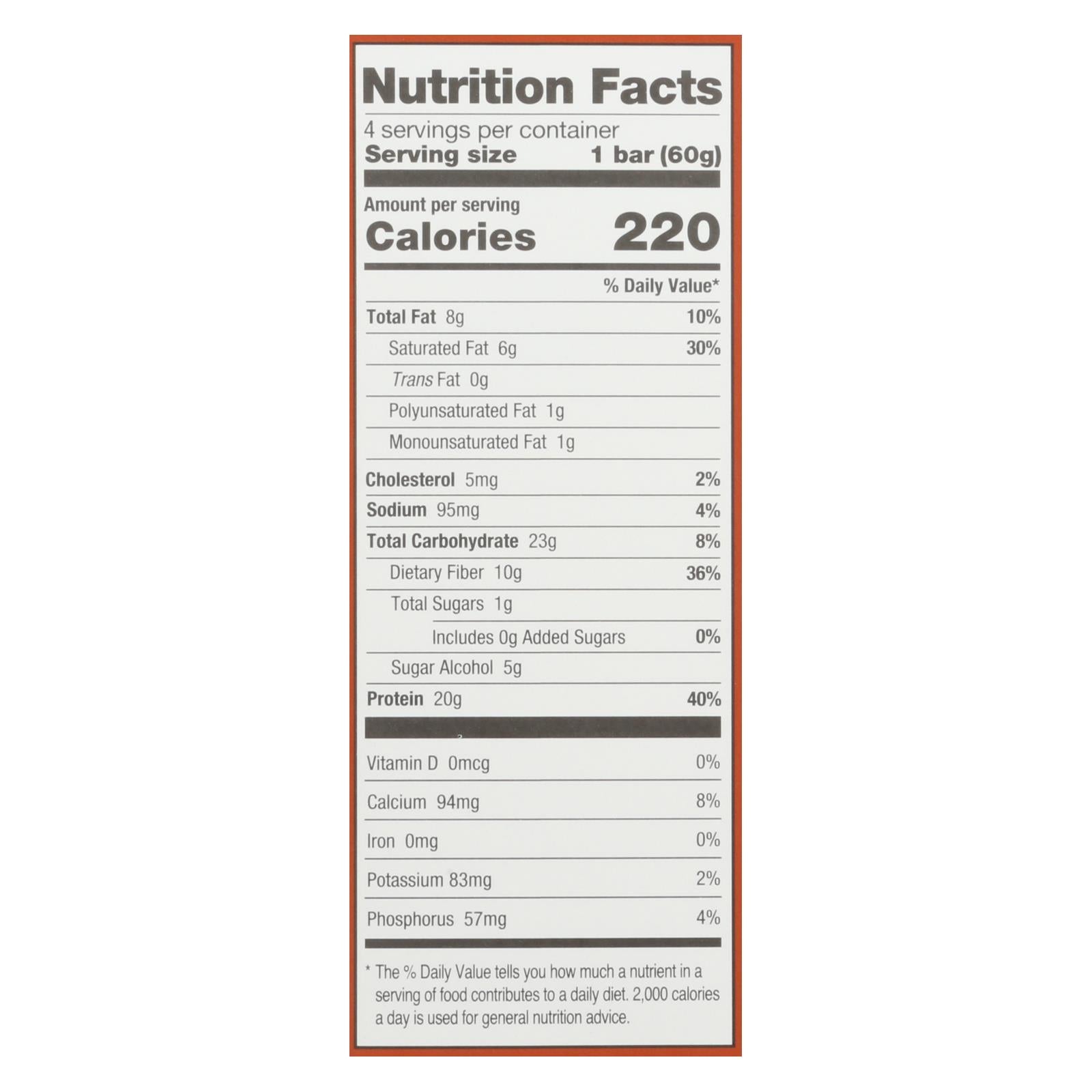 One Brands Protein Bar Maple Glazed Doughnut - Case Of 12 - 60 Grm - Maras Green