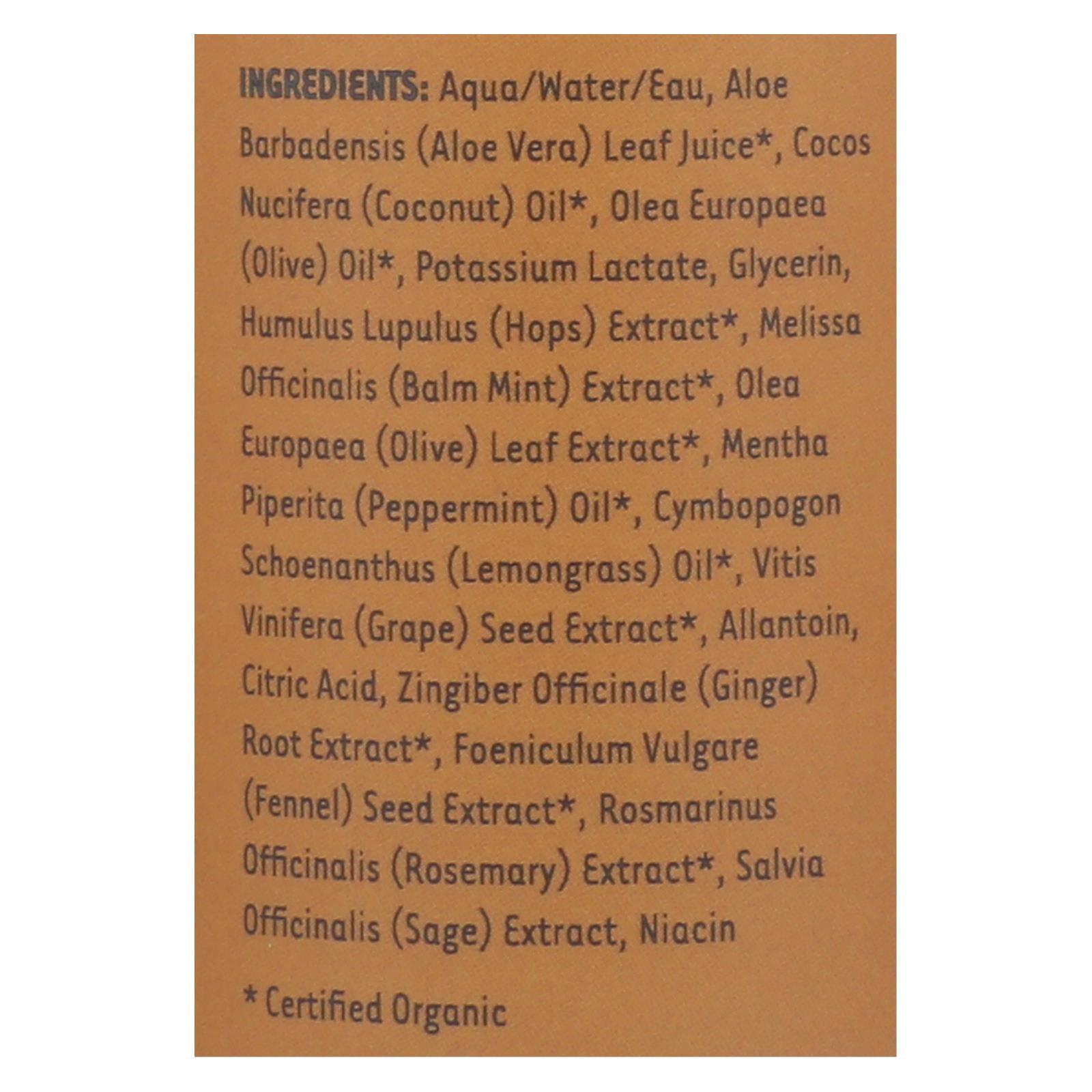 Organic Excellence Wild Mint Shampoo - 16 Oz - Maras Green